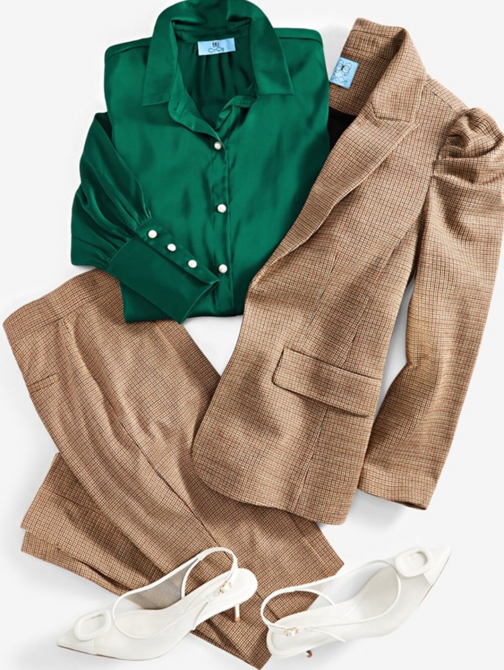 CECE | $139 Puffed Sleeve Blazer - Picture 9 of 12